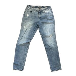 SoundStyle by Beau Dawson Jeans 6 | Distressed Mid Wash‎ Straight Slim Fit Denim